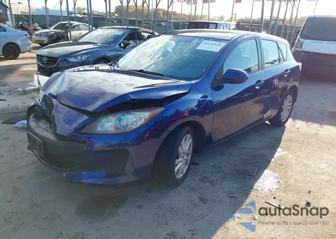 2013 Mazda Mazda3 I Touring from USA, damaged, VIN JM1BL1LP2D1796636